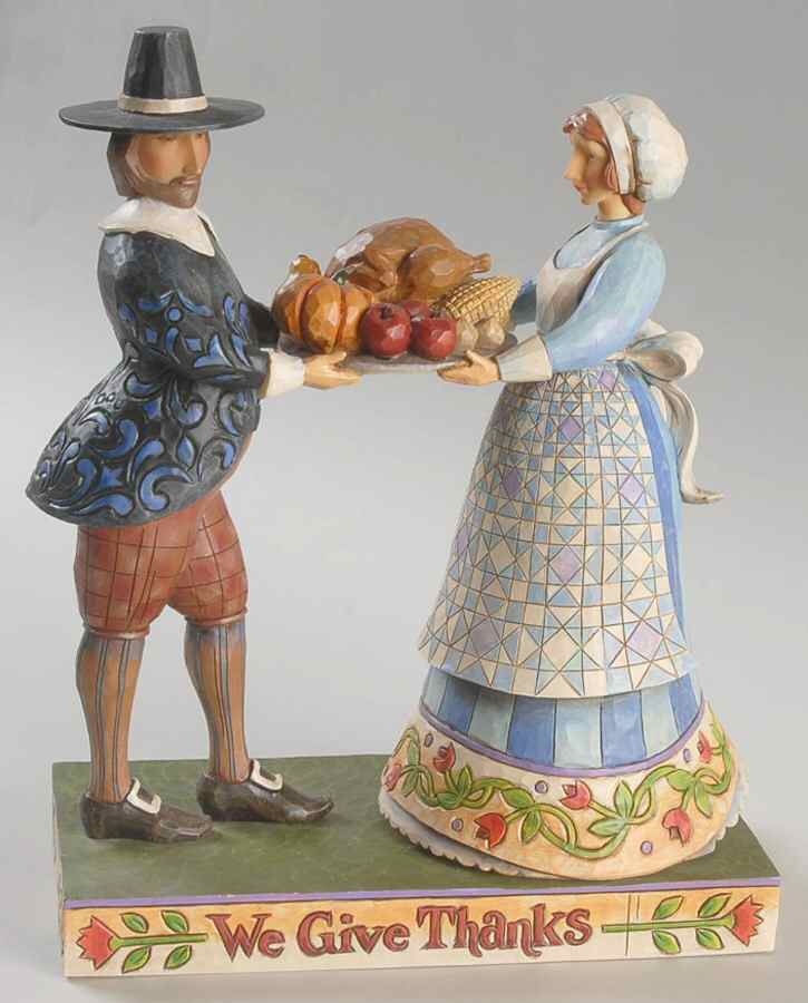 Thanksgiving We Give Thanks - Boxed by Jim Shore-1