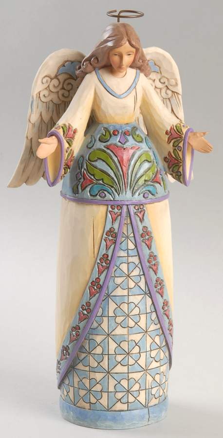 Blue Nativity Behold-Blue Angel - Boxed by Jim Shore-1