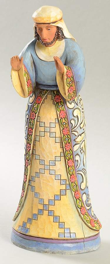 Blue Nativity A Savior Is Born - Joseph - No Box by Jim Shore-1