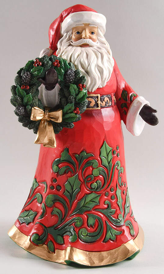 Classic Santas Glad Tidings All Around - Boxed by Jim Shore-1