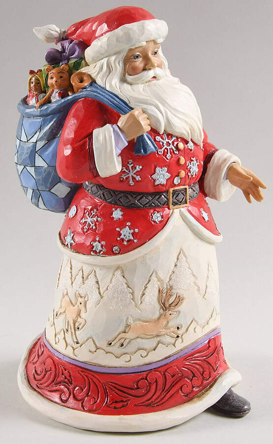 Classic Santas Wherever You Go, Let Kindness Show - No Box by Jim Shore-1