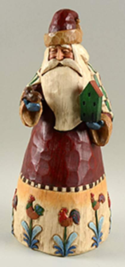 Classic Santas Santa With Birdhouse - No Box by Jim Shore-1