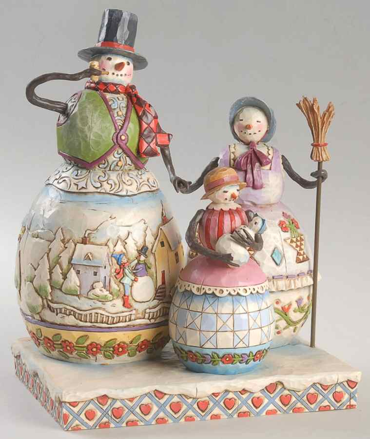 Snowmen Warm Hearts On Frosty Days - No Box by Jim Shore-1