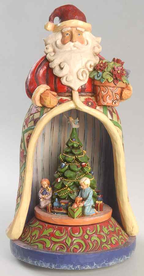 Revolving Christmas Figurines Christmas Spirit Lives Within - With Box by Jim Shore-1