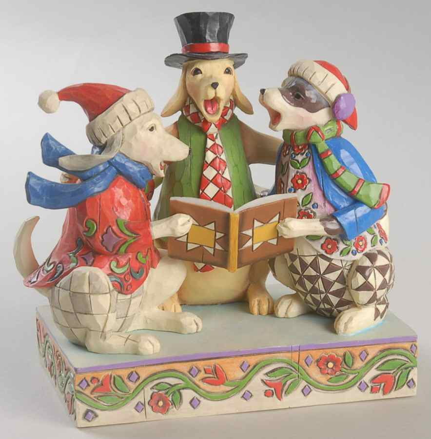 Christmas Dogs Caroling Canines - Boxed by Jim Shore-1