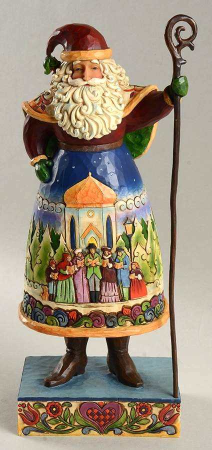 Classic Santas Hear We Come A Caroling - Boxed by Jim Shore-1