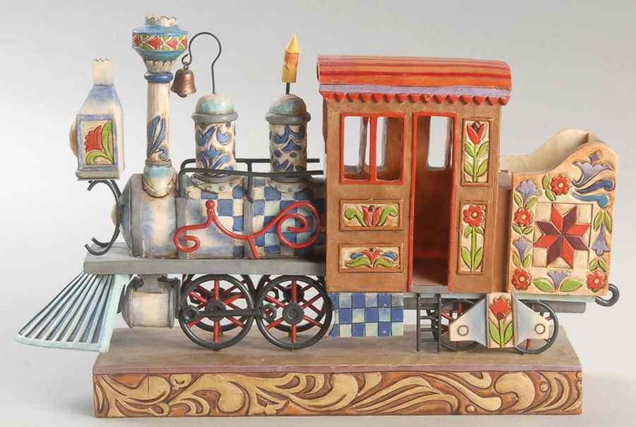 Jim Shore Figures Right On Track - Vintage Train - Boxed by Jim Shore-1