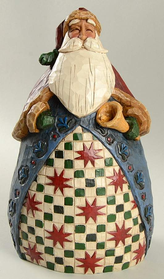 Classic Santas Santa With Bell - No Box by Jim Shore-1