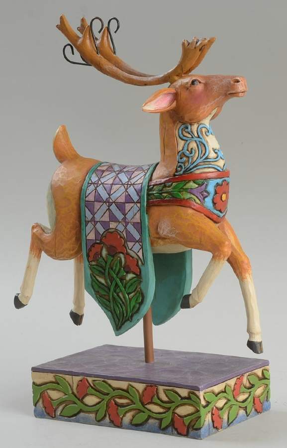 Santa's Sleigh & Reindeer Christmas Magic-Reindeer - No Box by Jim Shore-1