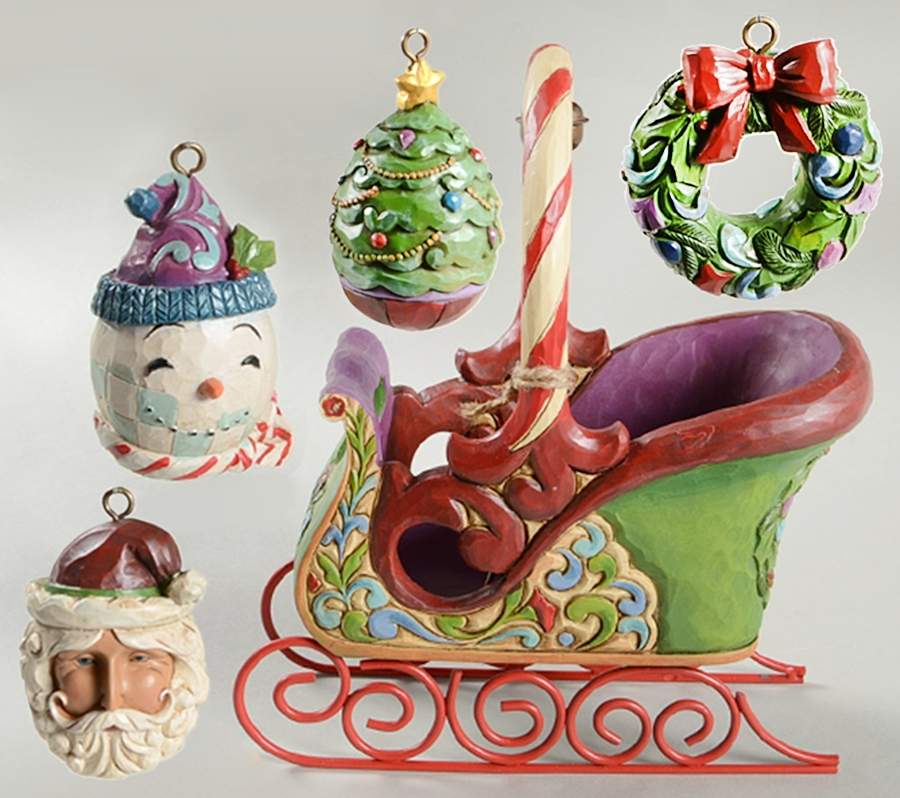 Christmas Jingle All The Way-Sleigh With Ornaments - Boxed by Jim Shore-1