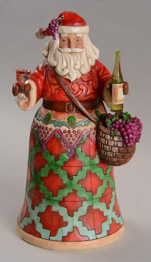 Classic Santas Cheers To A Merry Christmas - Boxed by Jim Shore-1