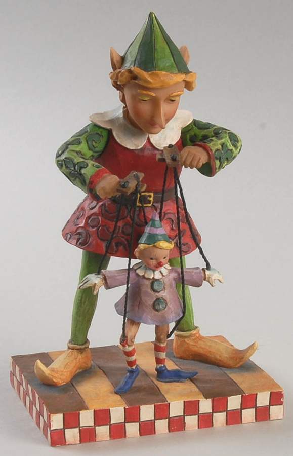 Santa's Workshop Series Puppet Workshop Elf - No Box by Jim Shore-1