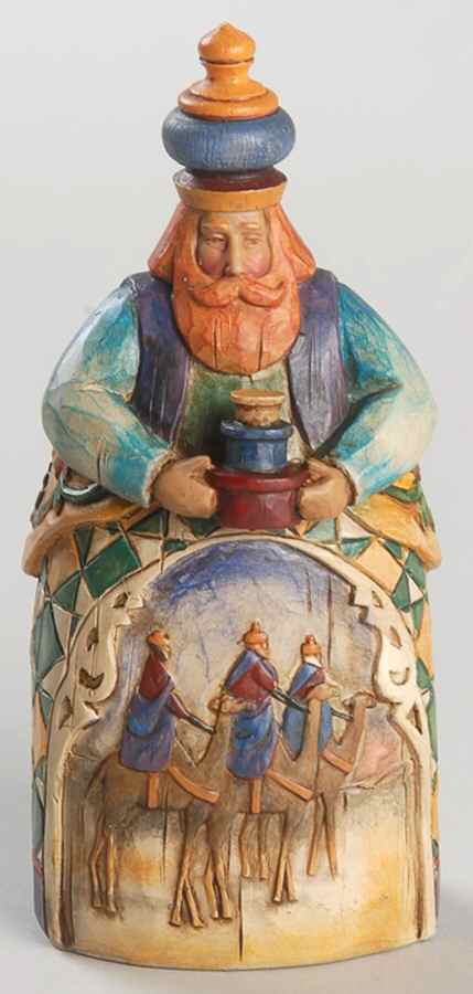 Miniature Nativity King With Three Kings - No Box by Jim Shore-1