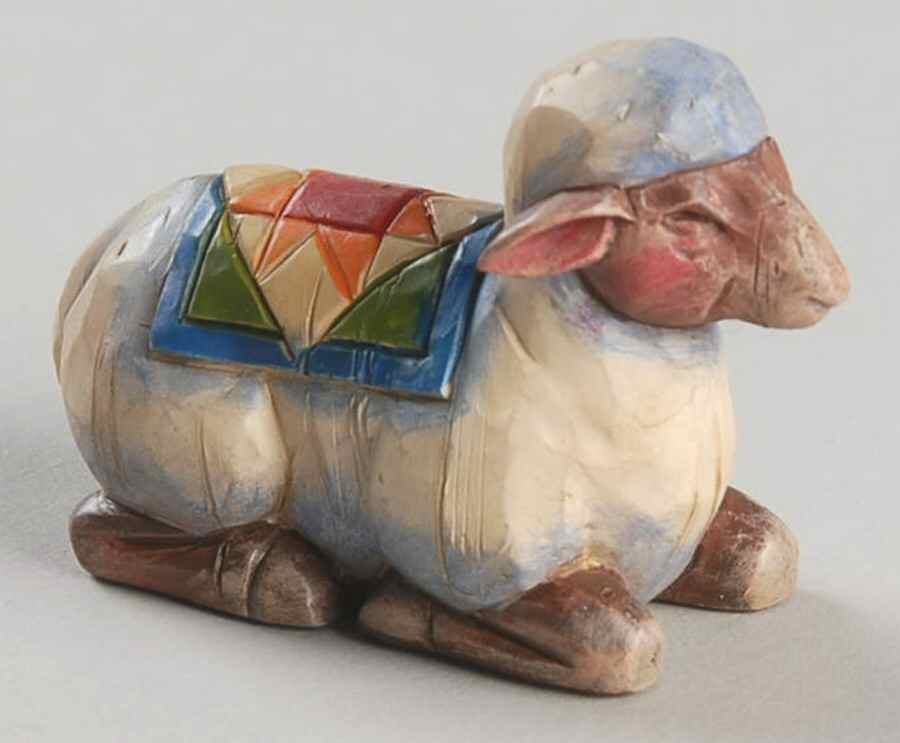 Miniature Nativity Lamb - No Box by Jim Shore-1