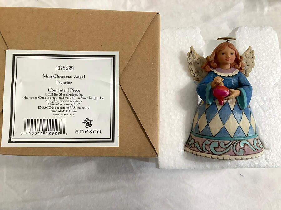 Christmas Minis Mini Christmas Angel - No Box by Jim Shore-1