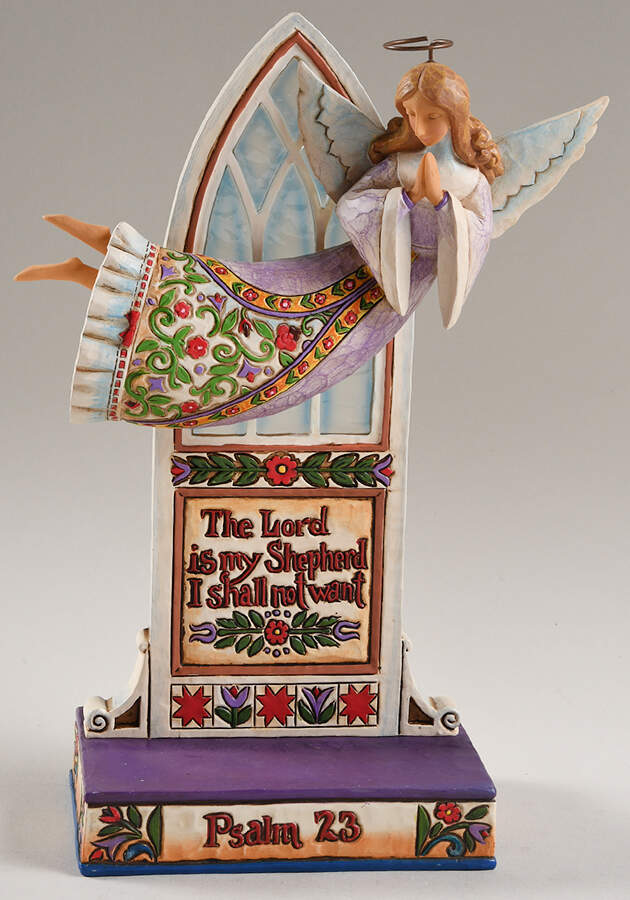 Angels He Is My Shepherd-Psalm 23 - Boxed by Jim Shore-1