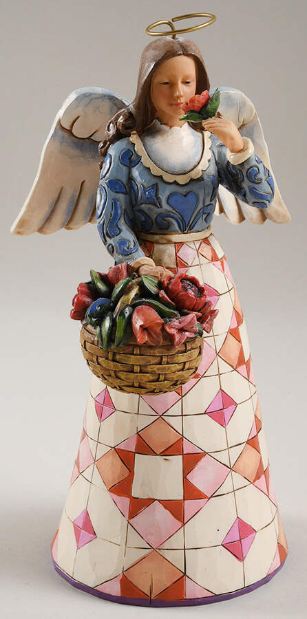 Angels Smell The Flowers - Boxed by Jim Shore-1