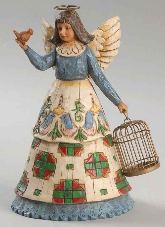 Angels Angel With Bird Cage - Boxed by Jim Shore-1