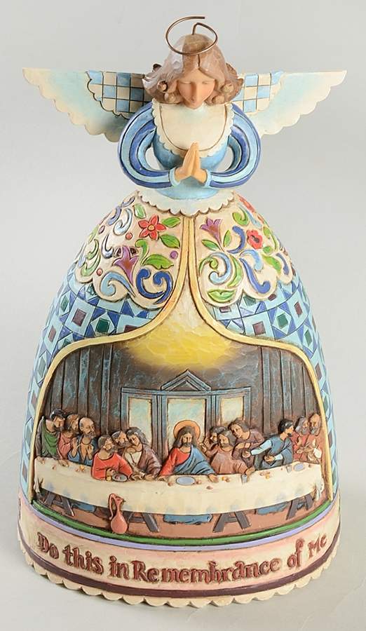 Angels Do This In Remembrance Of Me - No Box by Jim Shore-1