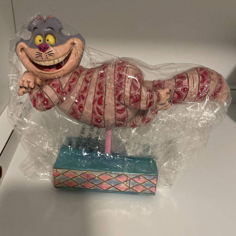 Disney Feline Collection Grinning Cheshire - No Box by Jim Shore-1