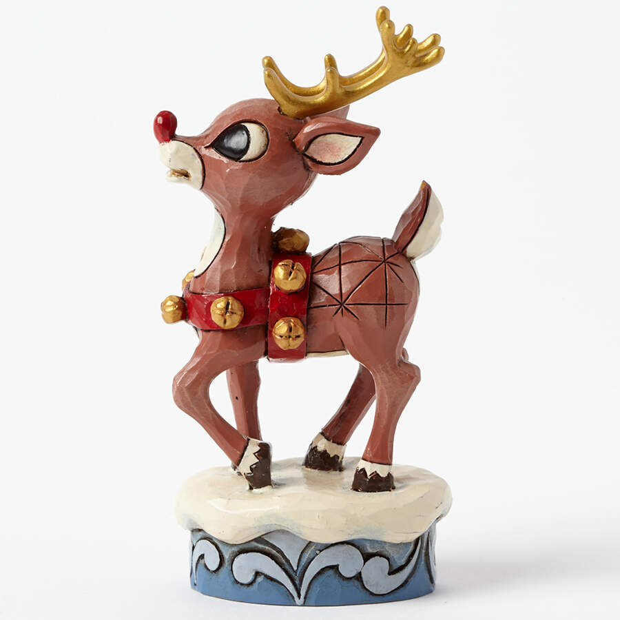 Rudolph the Red-Nosed Reindeer Traditions Rudolph Personality Pose - Boxed by Jim Shore-1