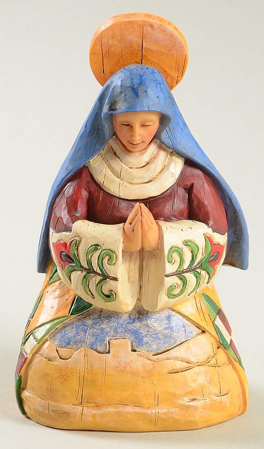 Joy To the World Nativity Mary - No Box by Jim Shore-1