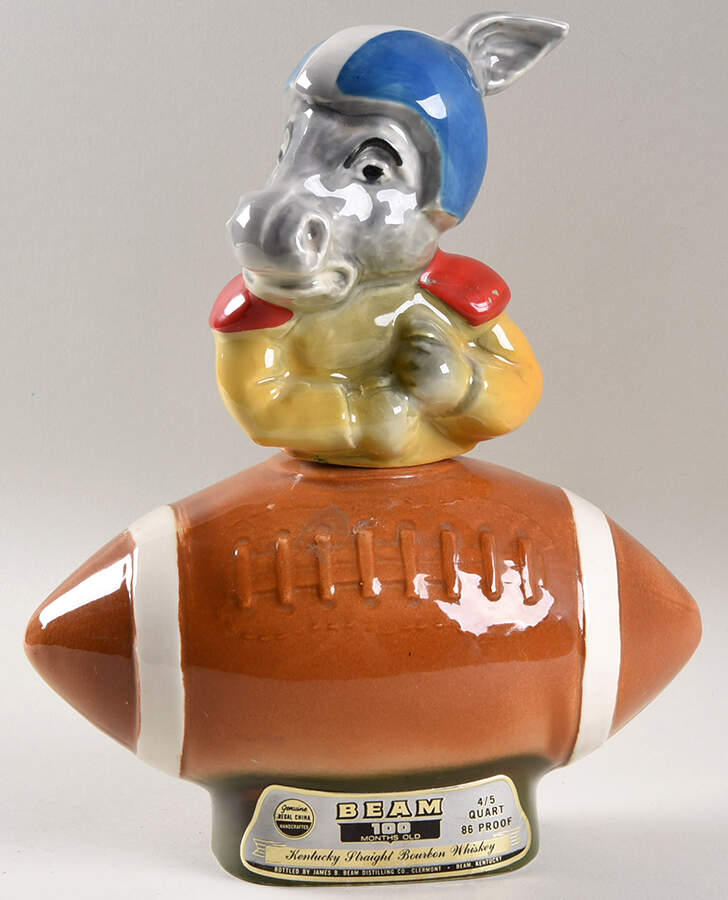Political Football - Democrat Donkey - No Box by Jim Beam-1