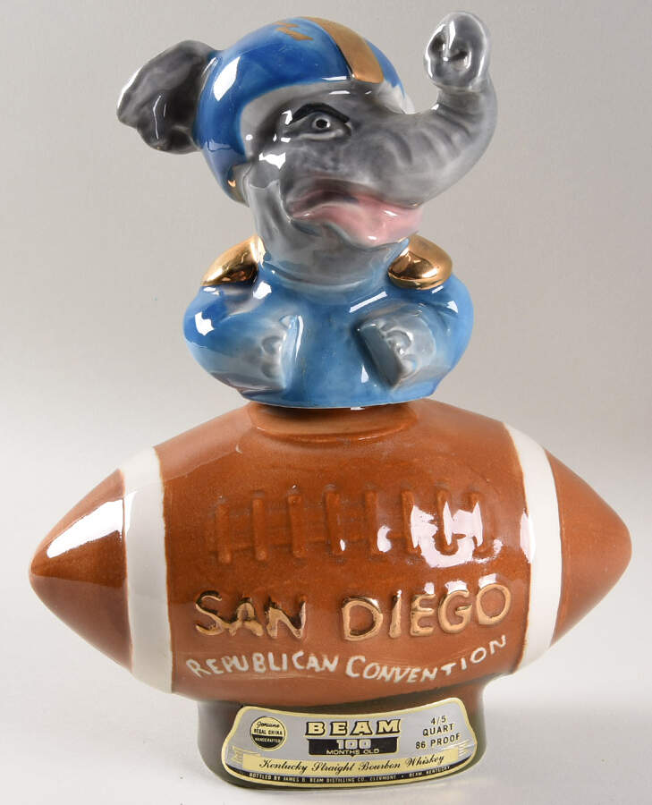 Political San Diego Elephant - No Box by Jim Beam-1