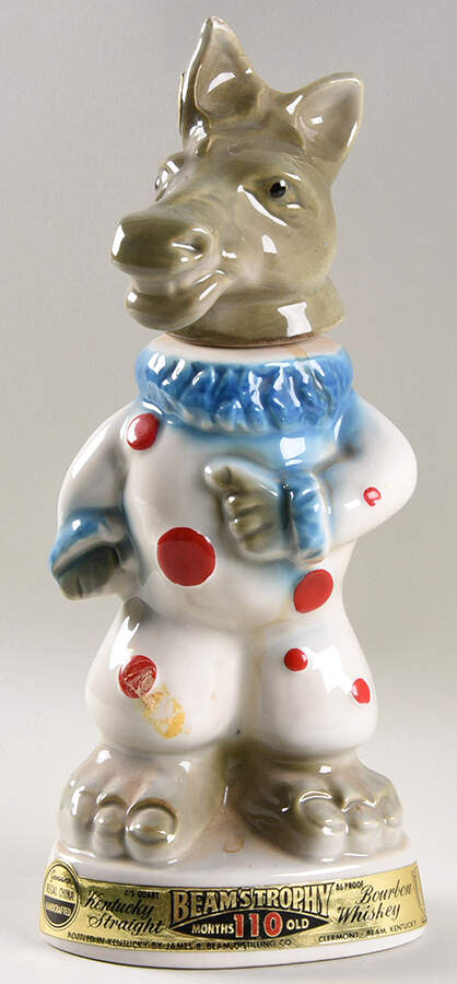 Political Clown - Democrat Donkey - No Box by Jim Beam-1