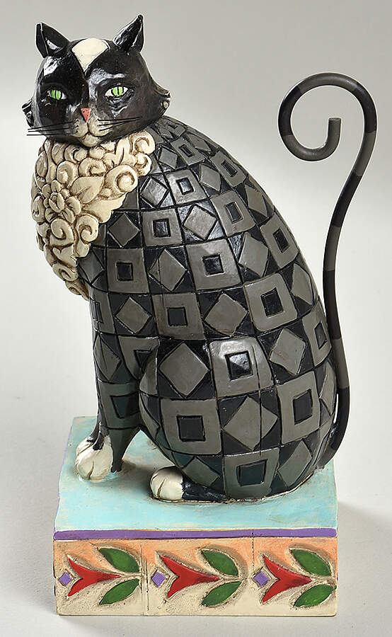 Cats Lucky - Black Cat - No Box by Jim Shore-1