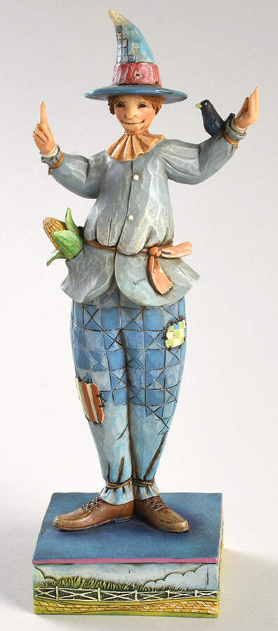 Wonderful Wizard of Oz Scarecrow-I Think Therefore I Am - No Box by Jim Shore-1