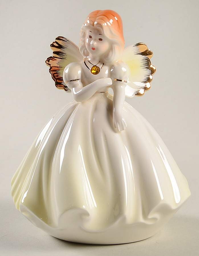 Birthstone Angel November-Topaz - Boxed by Josef Originals-1