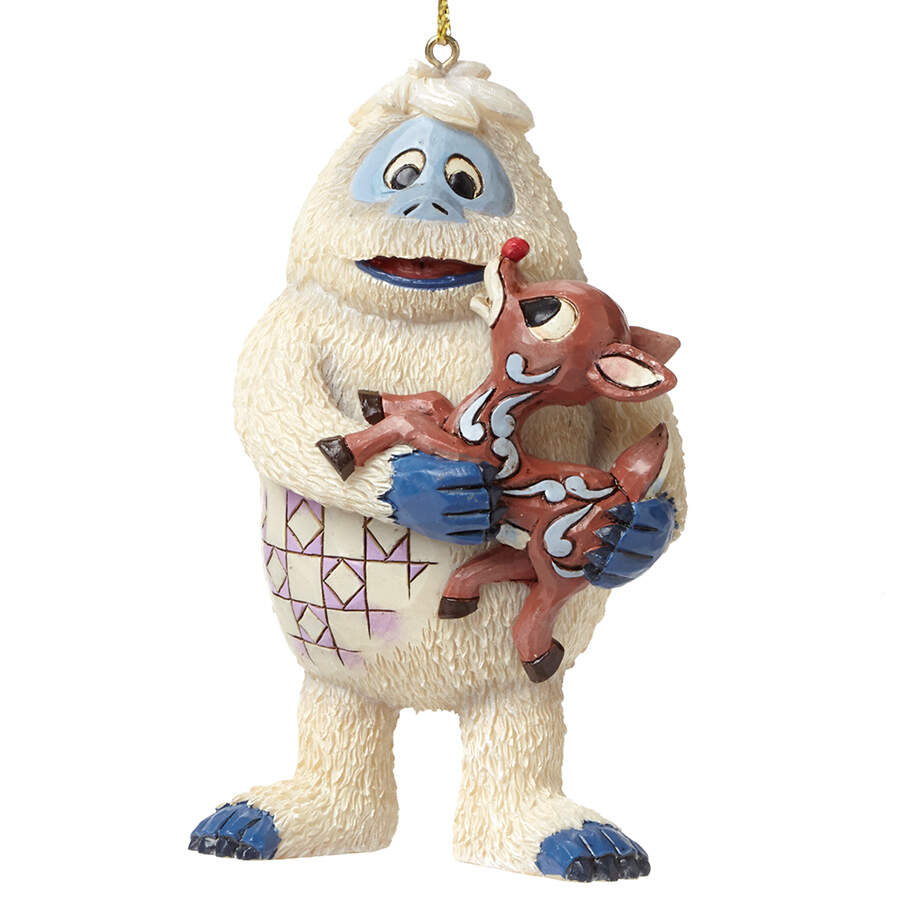 Rudolph Traditions Ornaments Bumble Holding Rudolph - Boxed by Jim Shore-1