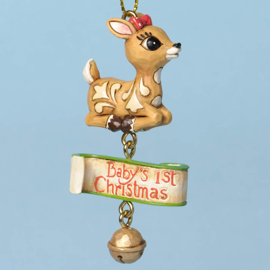 Rudolph Traditions Ornaments Clarice-Baby's First Christmas - Boxed by Jim Shore-1