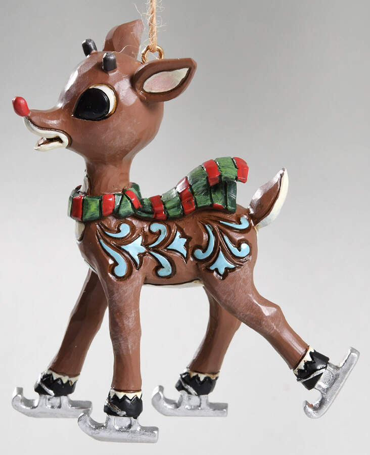 Rudolph Traditions Ornaments Rudolph Ice Skating - Boxed by Jim Shore-1
