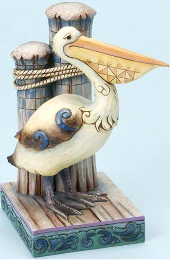 Birds Gone Fishin-Pelican - No Box by Jim Shore-1