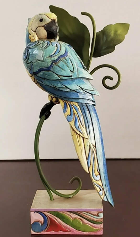 Birds Pretty Bird Macaw - With Box by Jim Shore-1