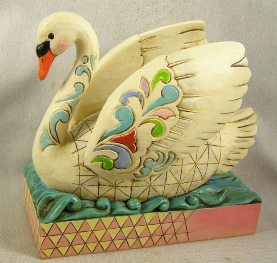 Birds Majestic Beauty - Swan - Boxed by Jim Shore-1