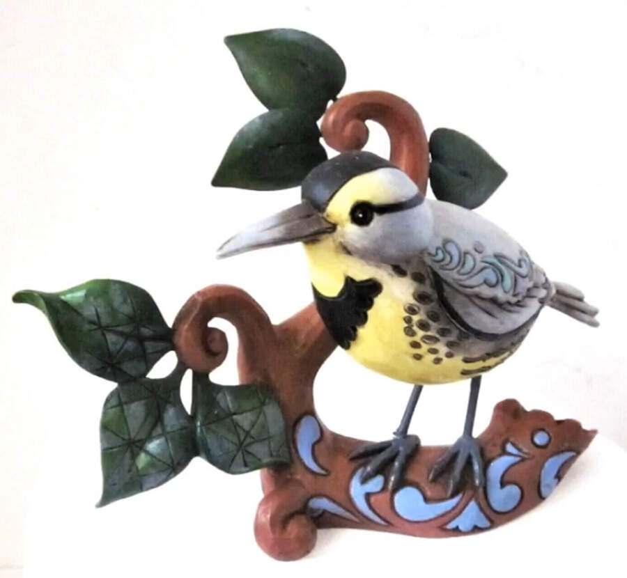 Birds A Warbling Wonder - Meadowlark - Boxed by Jim Shore-1