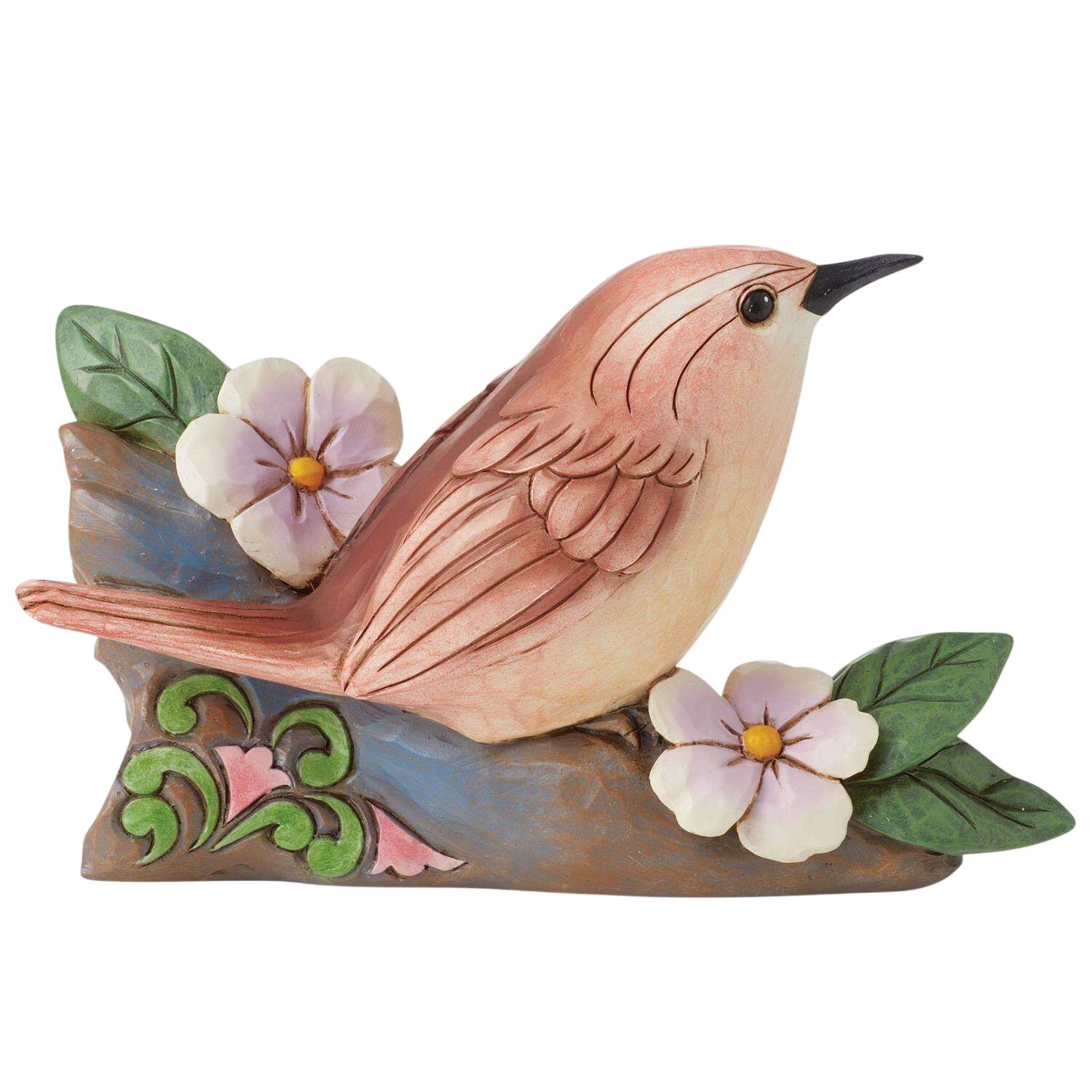 Birds Tiny Singer-Carolina Wren - Boxed by Jim Shore-1