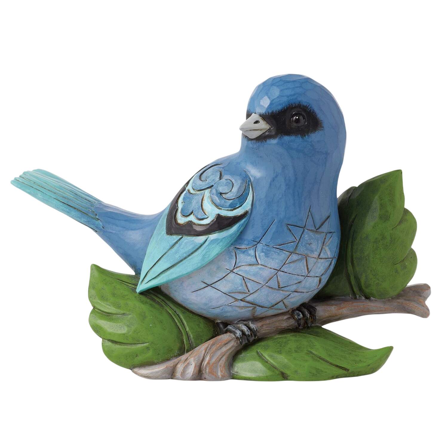 Birds Indigo Melody-Indigo Bunting - Boxed by Jim Shore-1