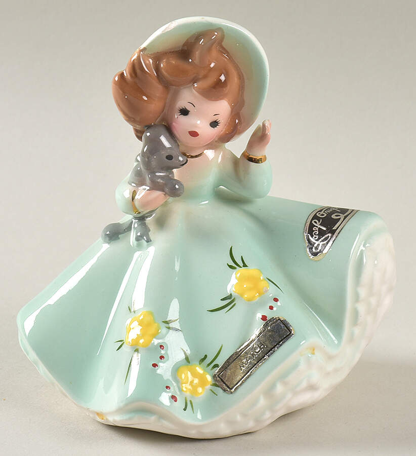 Little Pets Girl With Pekinese - No Box by Josef Originals-1