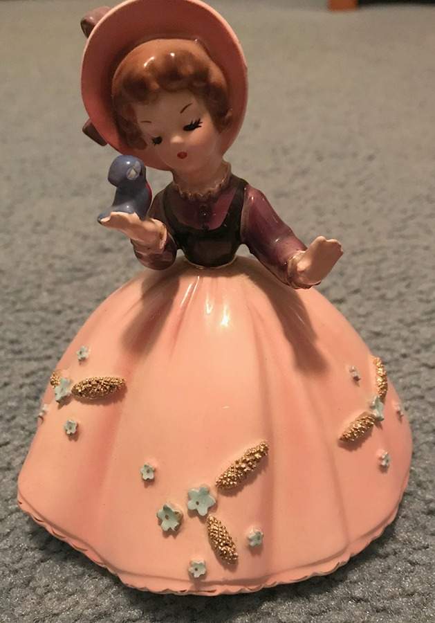 Little Pets Girl With Bluebird - No Box by Josef Originals-1