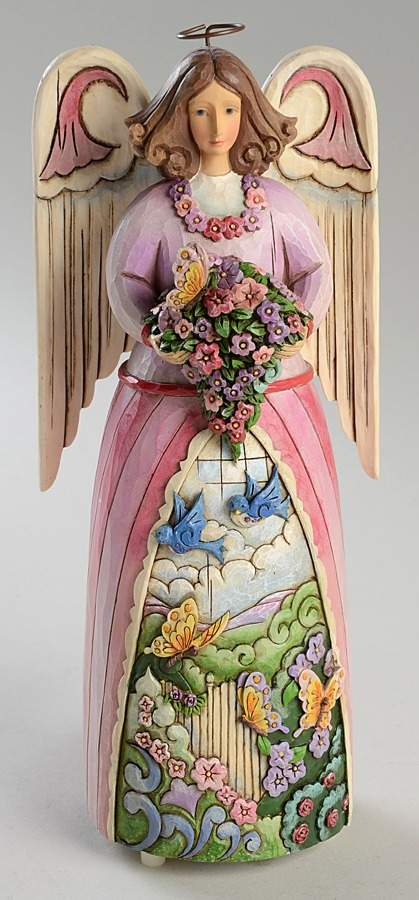 Four Seasons-Musical Angels Spring's Renewal-Country Gardens - No Box by Jim Shore-1