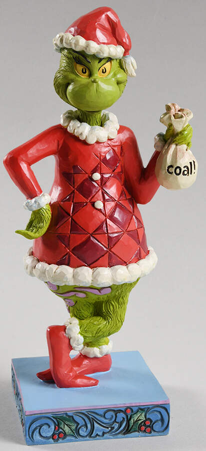 The Grinch - Dr Seuss Grinch With Bag Of Coal - No Box by Jim Shore-1