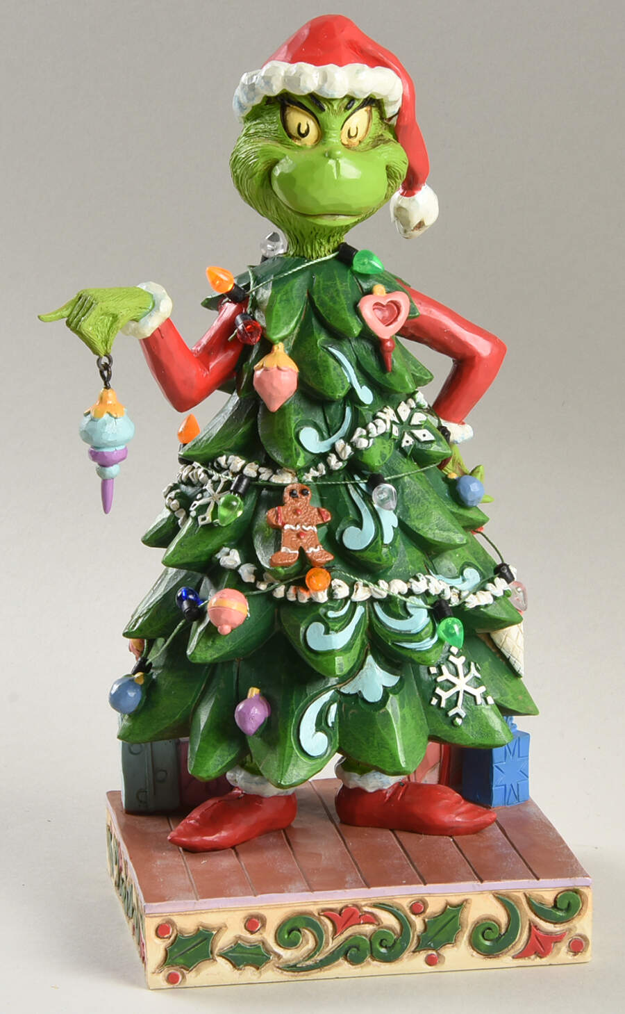 The Grinch - Dr Seuss Grinch Dressed As A Tree - Boxed by Jim Shore-1