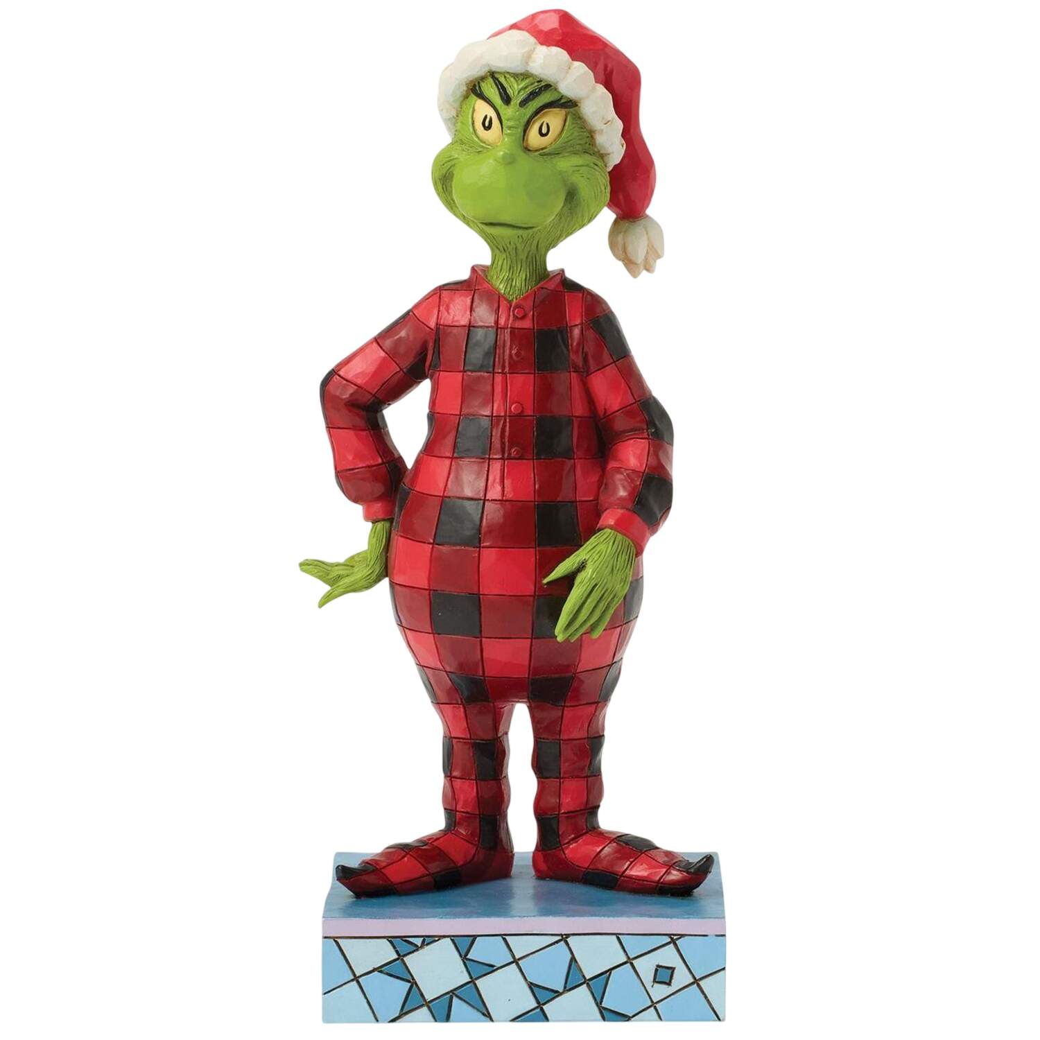 The Grinch - Dr Seuss Grinch Wearing Pajamas - Boxed by Jim Shore-1