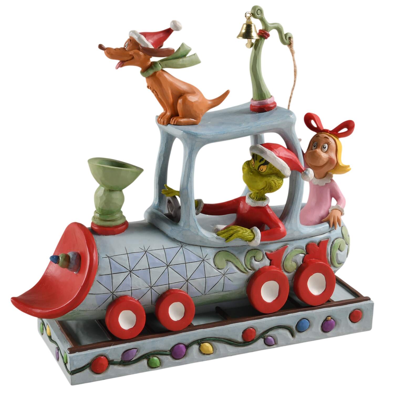 The Grinch - Dr Seuss Grinch Train - Boxed by Jim Shore-1