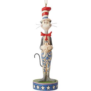 Dr Seuss Cat In The Hat Ornament - Boxed by Jim Shore-1