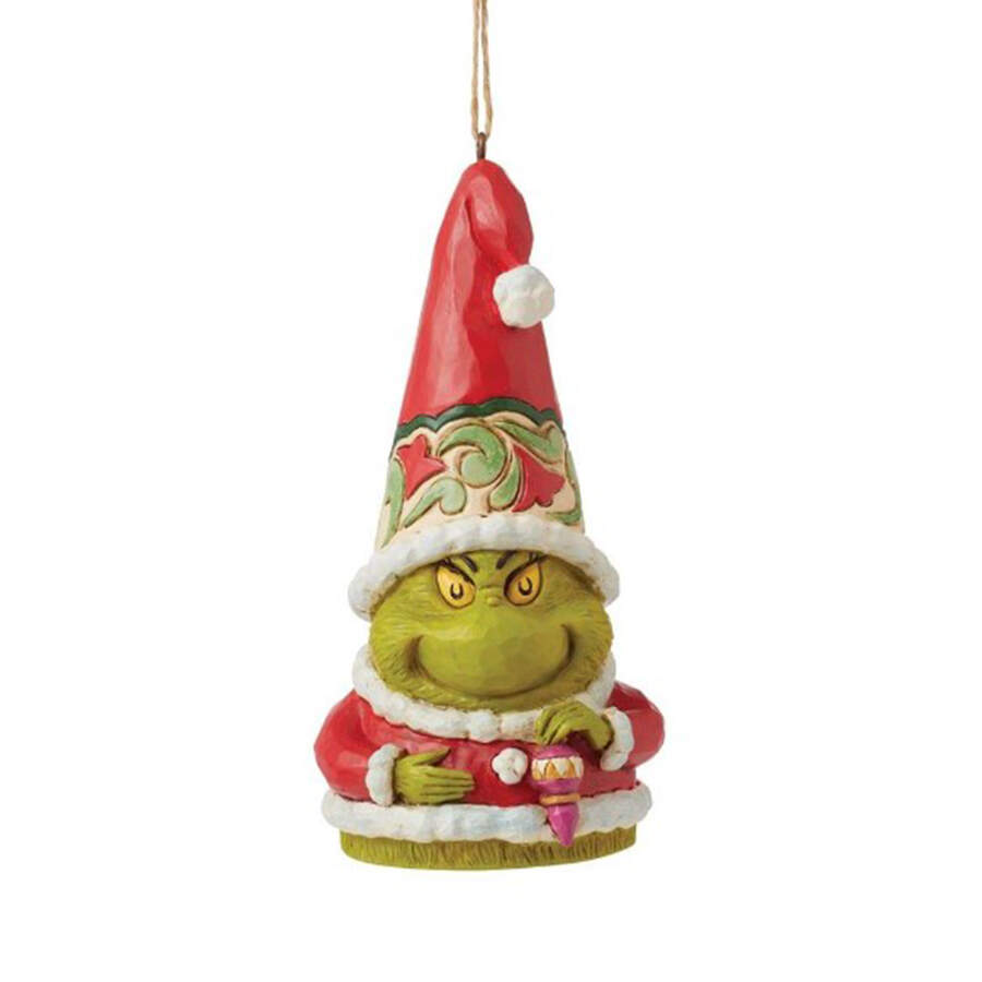 Grinch Ornaments Grinch Gnome - No Box by Jim Shore-1